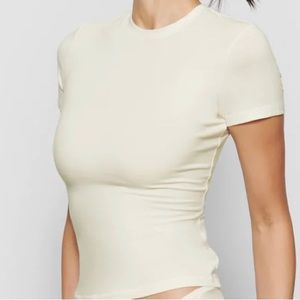 SKIMS Cotton Jersey T-Shirt - Bone